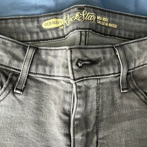 Old navy rockstar grey skinny jeans